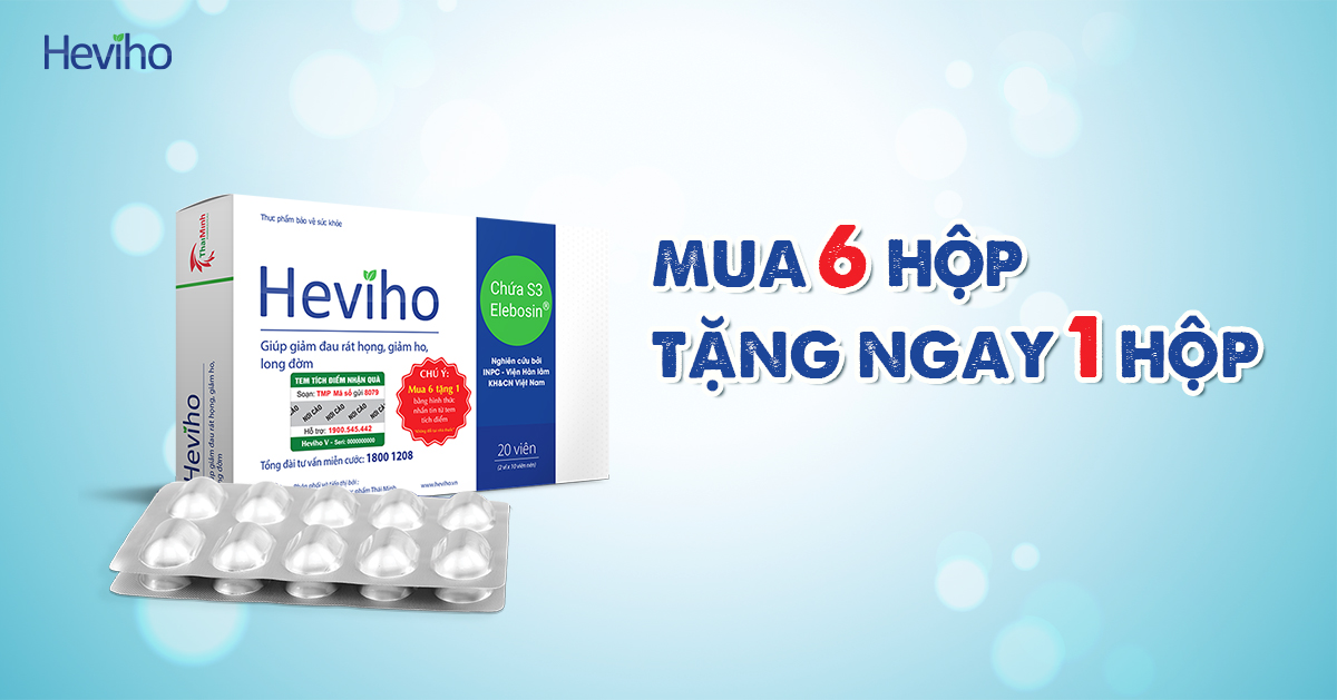 ƯU ĐÃI LỚN: Tích điểm heviho mua 6 tặng 1 cho khách hàng
