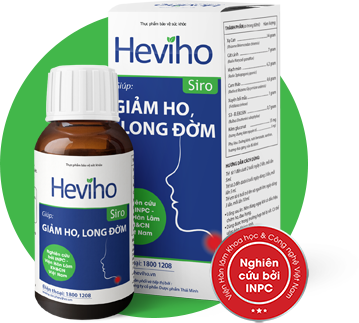 Siro Heviho – Giúp giảm ho, long đờm cho trẻ từ Viện Hàn lâm KH&CN Việt Nam