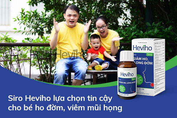 Siro Heviho – Giải pháp cho bé ho đờm, viêm mũi họng từ Viện Hàn lâm Khoa học và Công nghệ Việt Nam 1