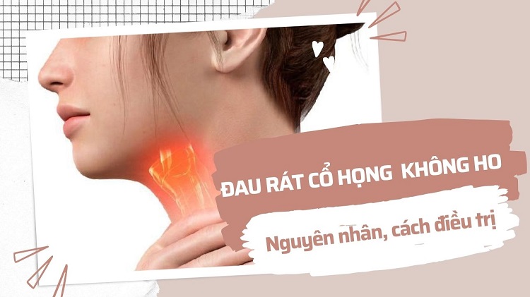 Đau rát cổ họng không ho: Nguyên nhân, triệu chứng và cách điều trị