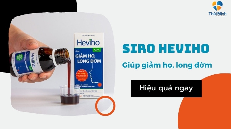 siro heviho giúp giảm long đờm hiệu quả ngay