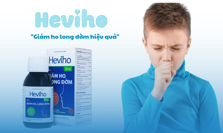 Heviho giúp giảm ho long đờm hiệu quả