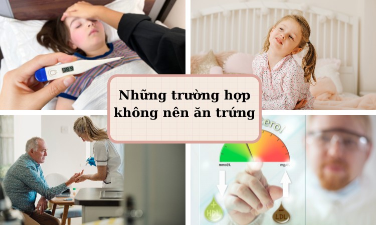 Những tình trạng không nên ăn trứng gà khi bị ho