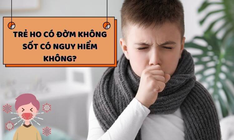 Trẻ ho có đờm không sốt có nguy hiểm không? Làm sao để chữa trị?